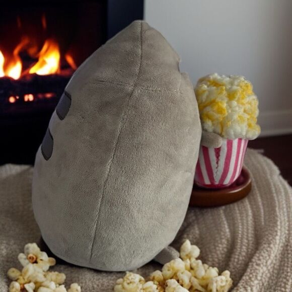 Gund NEW PUSHEEN POPCORN Plush 9.5 Inch Snackables Cat Stuffed Toy - Picture 2 of 6